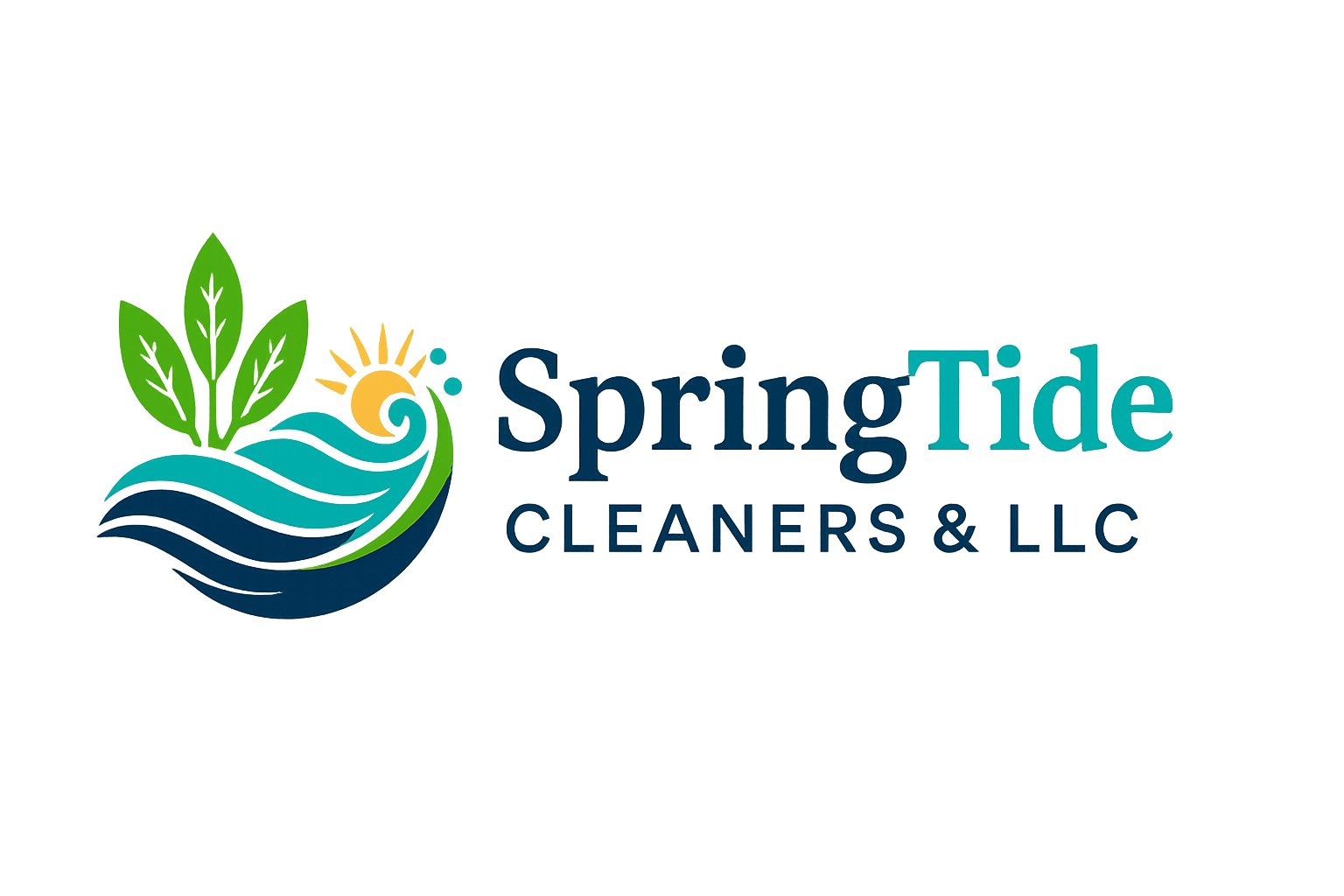 SpringTide Cleaning Co. logo